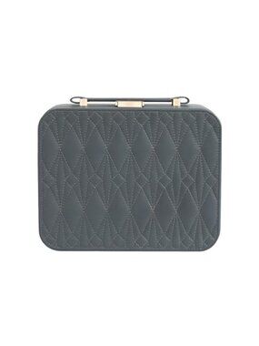Large Jewelry Box Organizer Travel Case PU Leather Ring Necklace Storage Lock